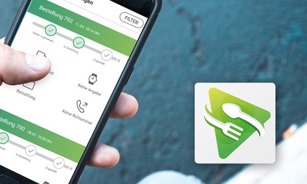 Die eCaupo Fahrer App ist speziell für deine Fahrer - Navigation, Bestellübersicht und Kundeninformationen auf einen Blick